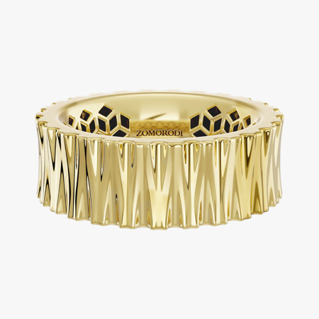 Lennon 18K Gold Wedding Ring